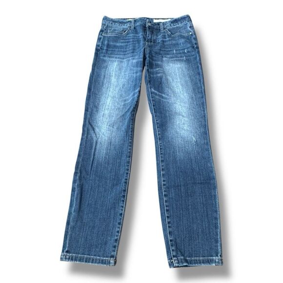 Pilcro and the Letterpress Stet Fit Blue Skinny Cropped Jeans Women’s Size 29 - Picture 1 of 14